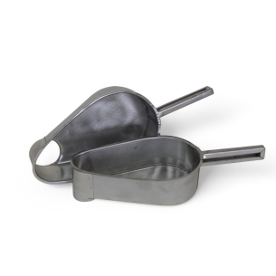 Совок нерж. для засыпки асфальтобетона в формы 4 и 6 дюймов